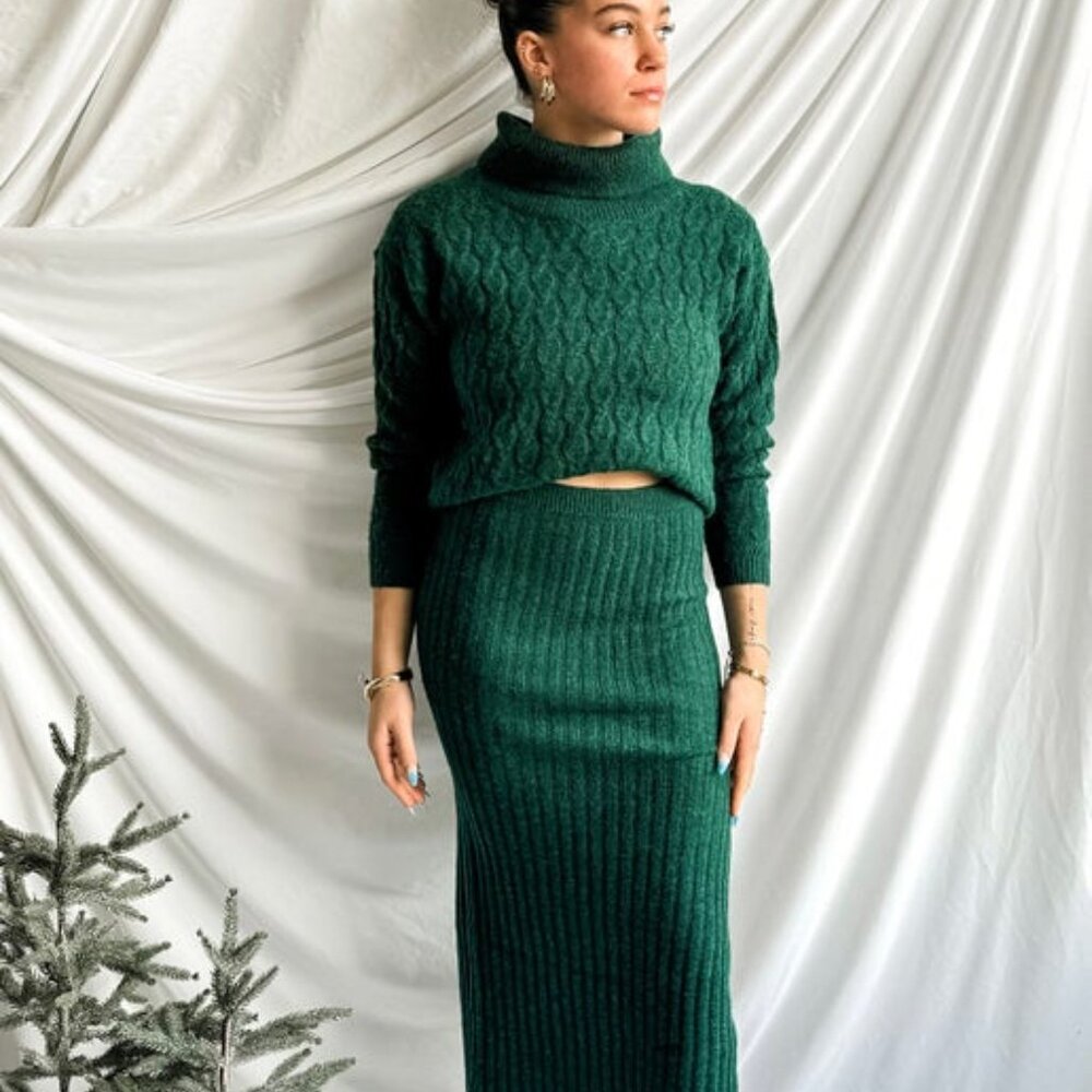 Heartloom Hunter Green Oliviera Skirt NWT - Picture 4 of 4